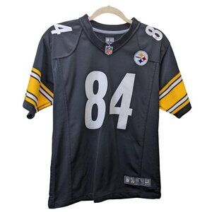 Authentic NFL Football Youth Large L Antonio Brown 84 Pittsburgh Steelers Jersey